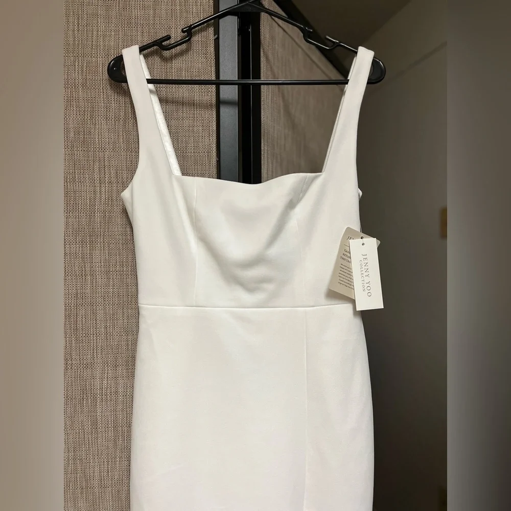 Jenny Yoo, BRAND NEW, NEVER WORN, Size Small/6, Little White Dress 🤍 - Picture 4 of 12